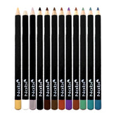 12 Colors Eyeliner Pencil Set, High Pigmented Eye Makeup Soft Pencils, Long wearing, Deep and Rich in Color, Smooth Ultra Fine
